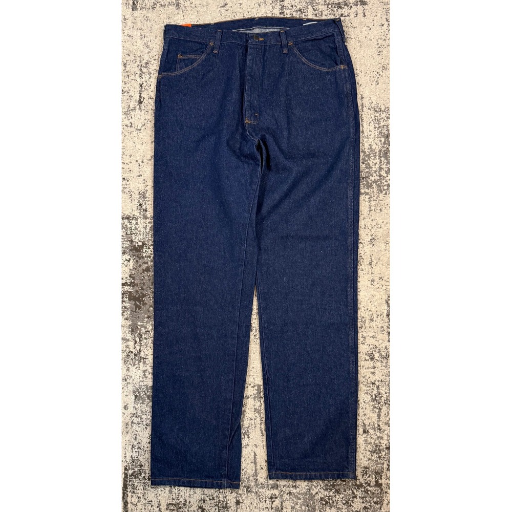 Rustler by Wrangler Jeans Mens 38x34 Blue Regular Fit Straight NWT